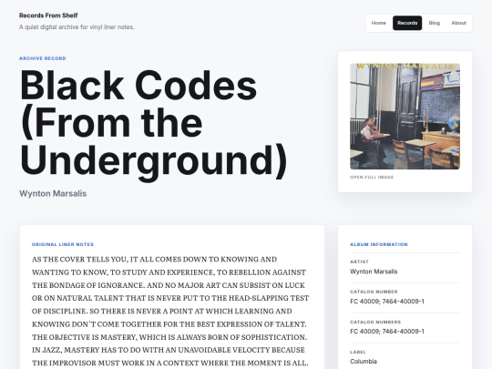 records/black-codes-from-the-underground screenshot