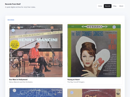records screenshot