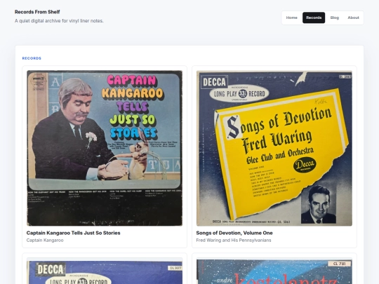 records/page/5 screenshot