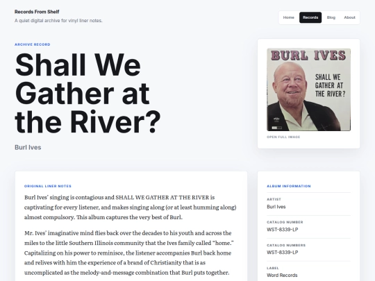 records/shall-we-gather-at-the-river screenshot
