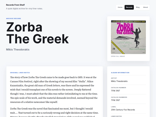 records/zorba-the-greek screenshot