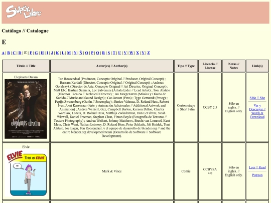 catalogoE screenshot
