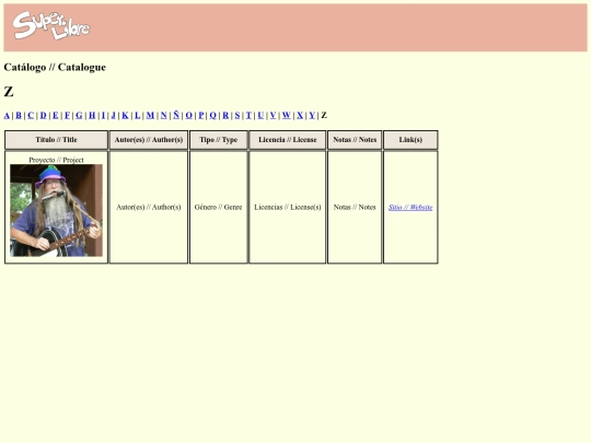 catalogoZ screenshot