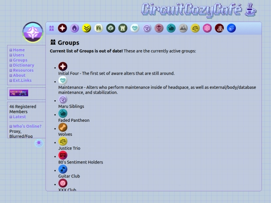 groups/archived screenshot