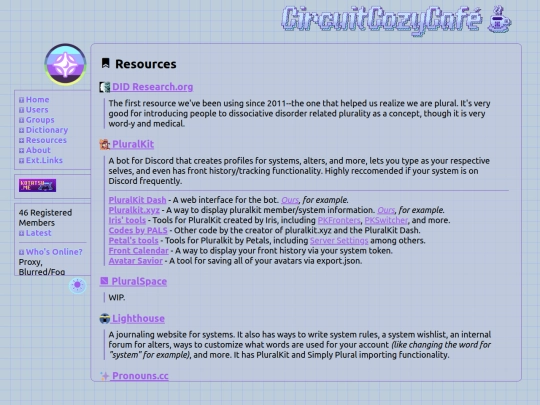 resources screenshot