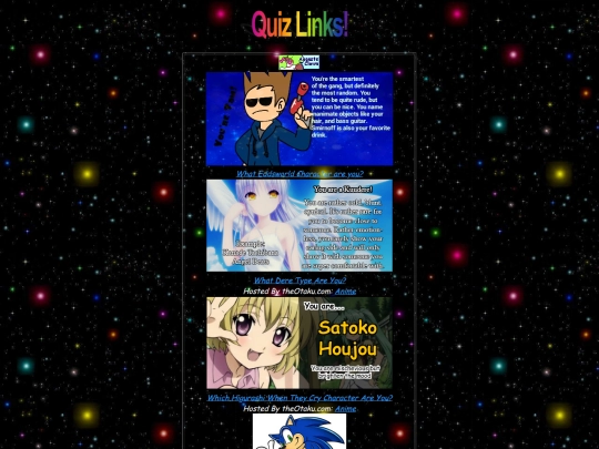 quizzes screenshot