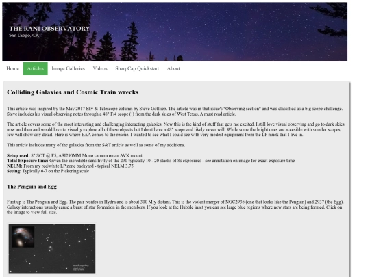 CollidingGalaxies screenshot
