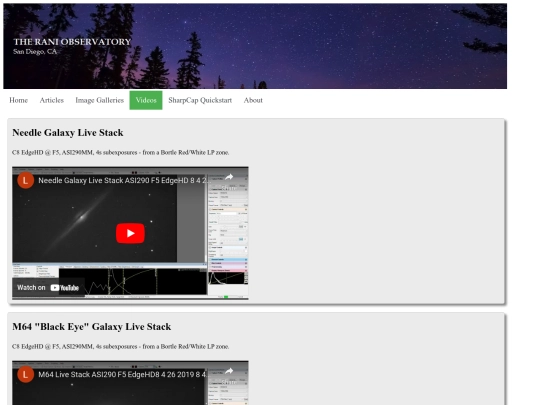Videos screenshot