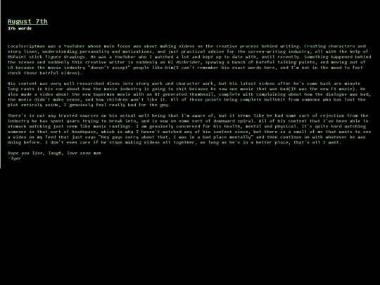 blogust/aug07 screenshot