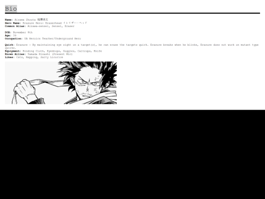 shrines/eraserhead/bio screenshot