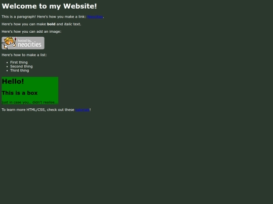 testing screenshot