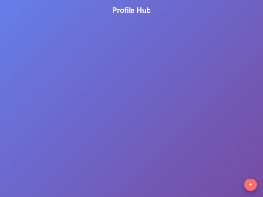 profile hub/profile screenshot