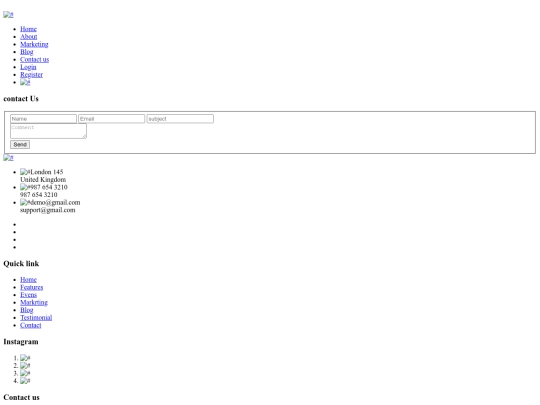contact screenshot