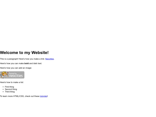 test screenshot
