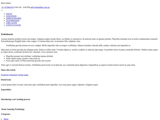 endodoncia screenshot