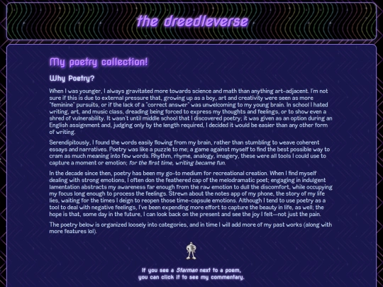 pages/poetry screenshot