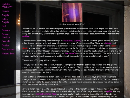 encyclopedia/aedifex screenshot