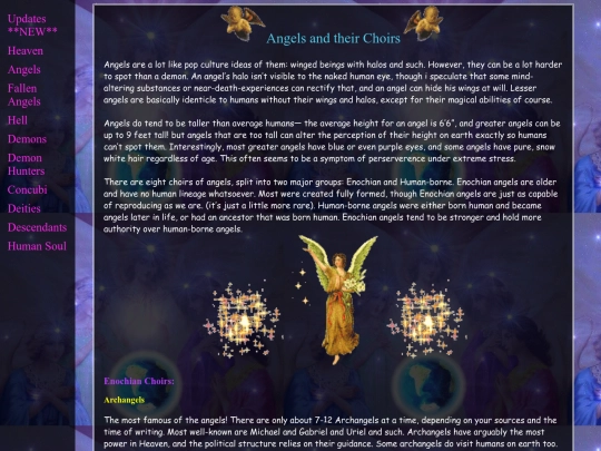 encyclopedia/angels screenshot