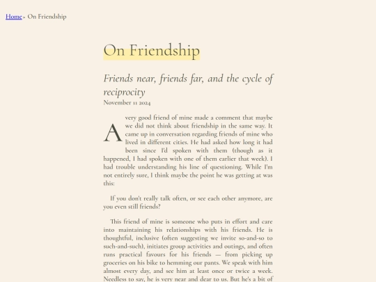 friendship screenshot