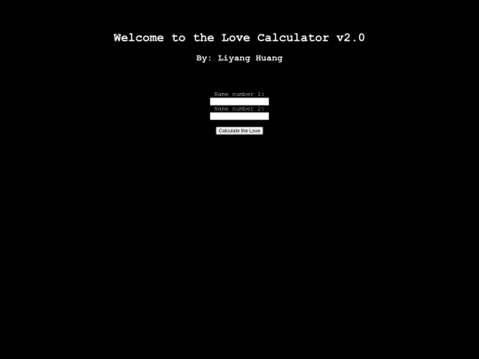 lovecalculator screenshot