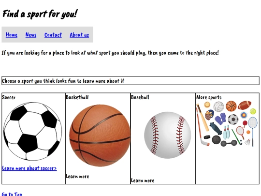 Midterm/newsite screenshot