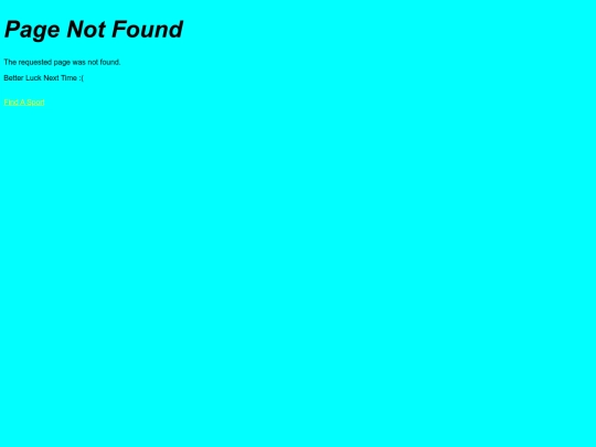 not_found screenshot