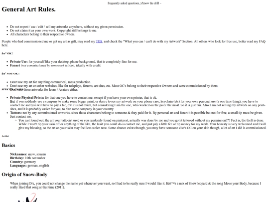 faq screenshot