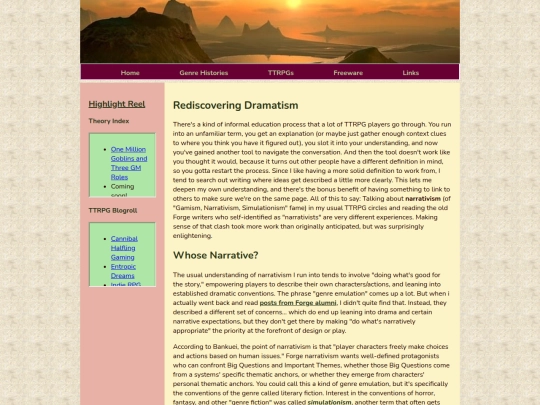 theory/dramatism screenshot