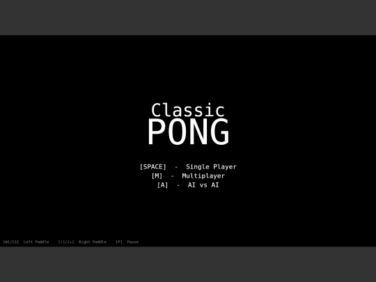 classicpong screenshot