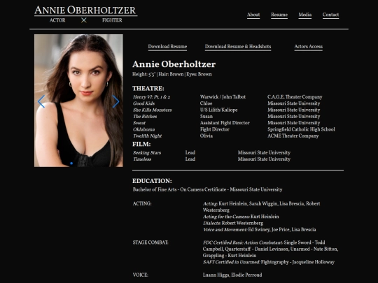 resume screenshot