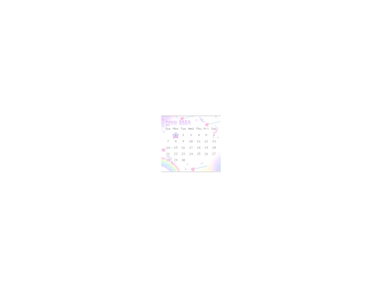 calendar screenshot