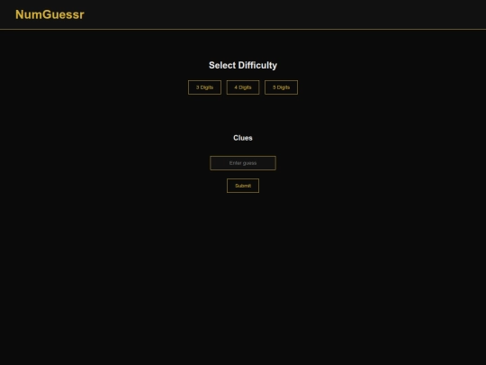 numguess screenshot