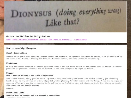 GTHP/WTW/OG/Dionysus screenshot