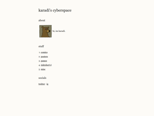 index screenshot