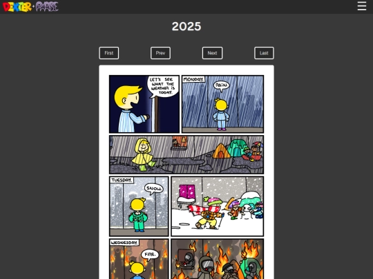 standalone/comics-2025 screenshot