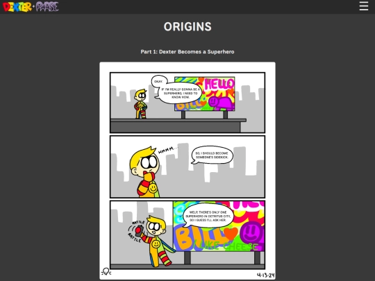 stories/origins screenshot