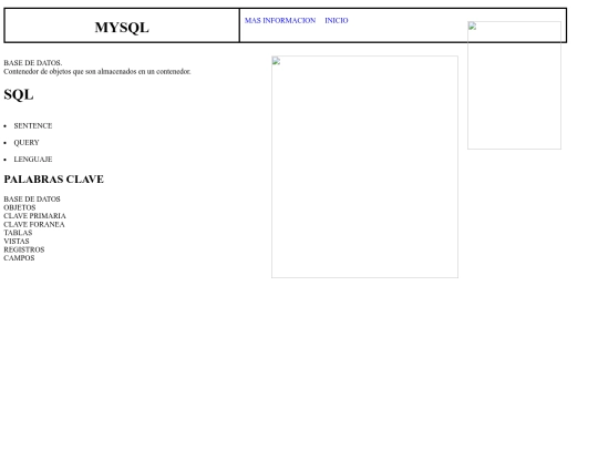 mysql screenshot