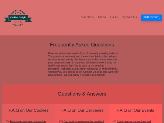 f.A.Q screenshot