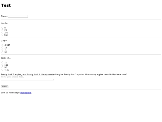 taketest screenshot