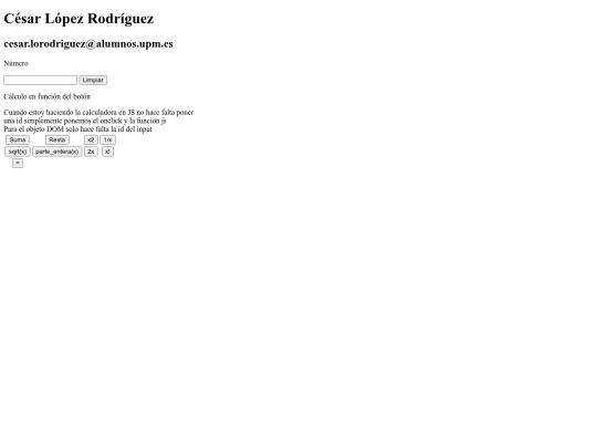 CalculadoraPruebaJS/calculadora screenshot