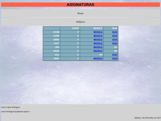 Practica1/asignaturas screenshot