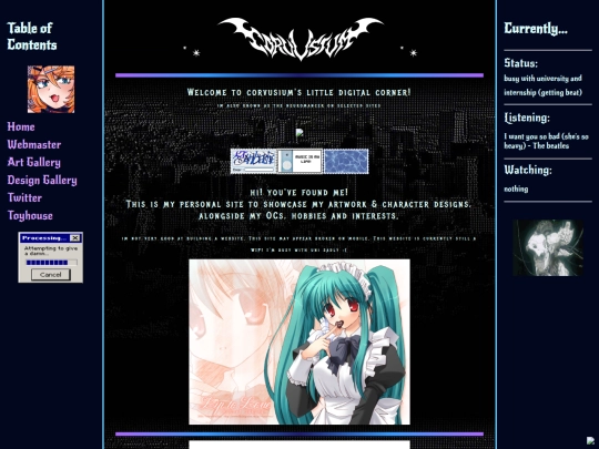 index screenshot