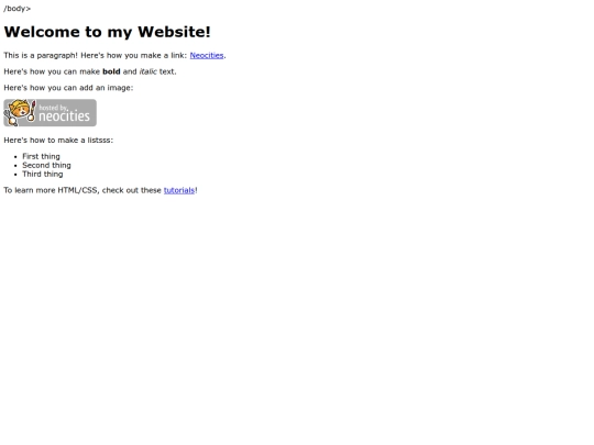 index screenshot