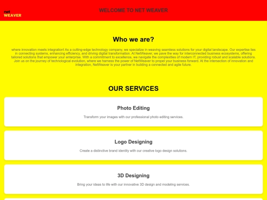 web screenshot