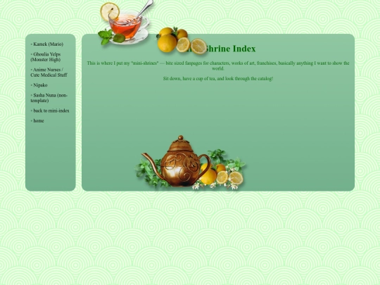 fanpages/minipages/mini-index screenshot