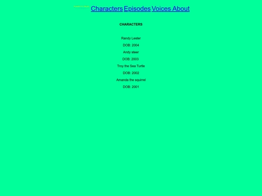 RCW Characters screenshot