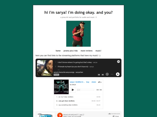socials screenshot