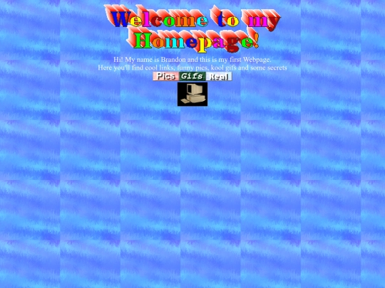 mywebpage screenshot