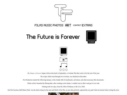thefutureisforever/behindthescenes screenshot