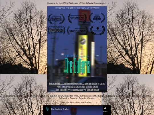 thegalleria screenshot